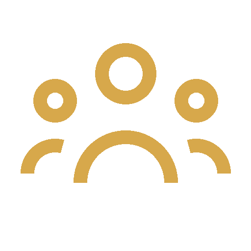 users group icon gold