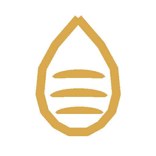 water bodies icon gold