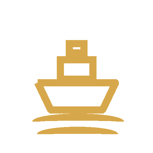 water transport icon gold